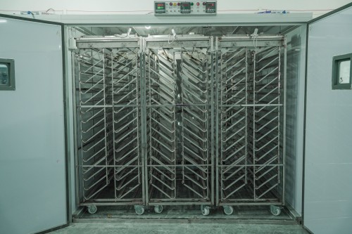 32400 Eggs Capacity Incubator - Trolley System